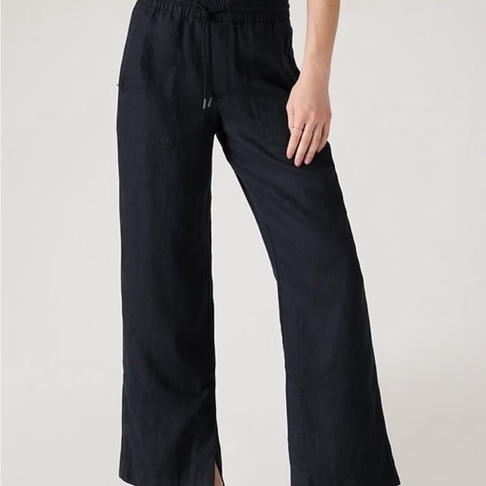 NWT Athleta Retreat Mid Rise Wide Leg pant- Large Tall Sold out! - Picture 5 of 8
